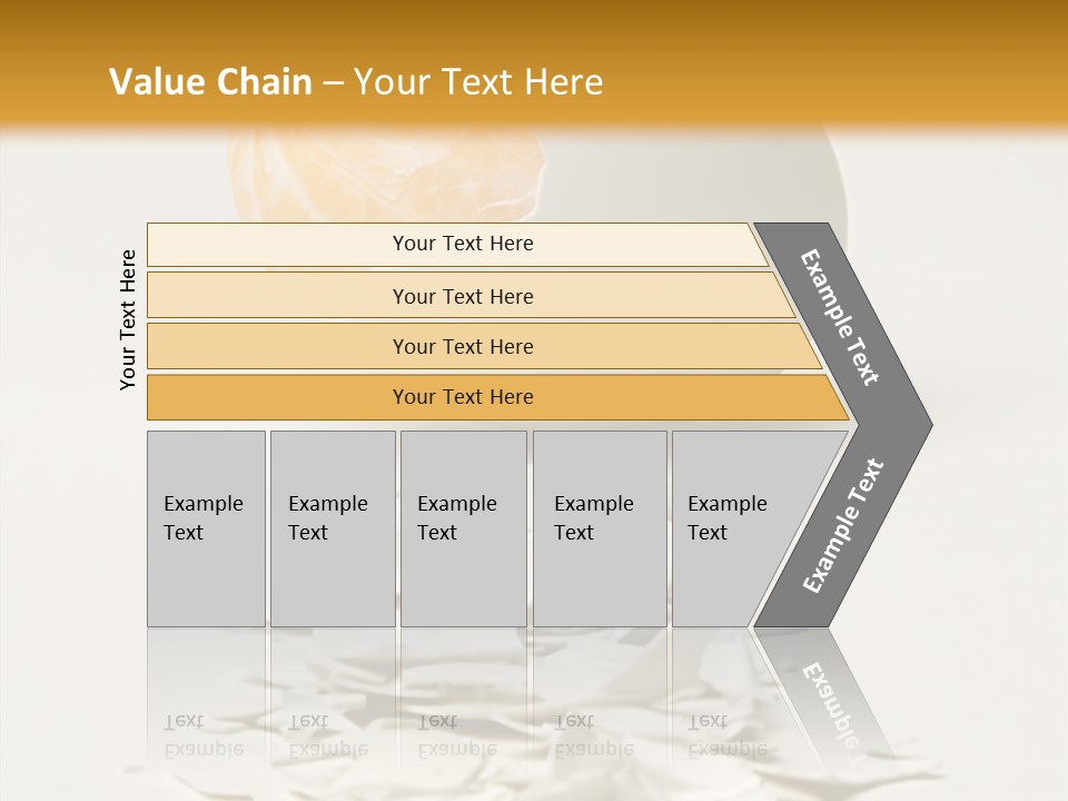 Abstraction Eggcup Art PowerPoint Template