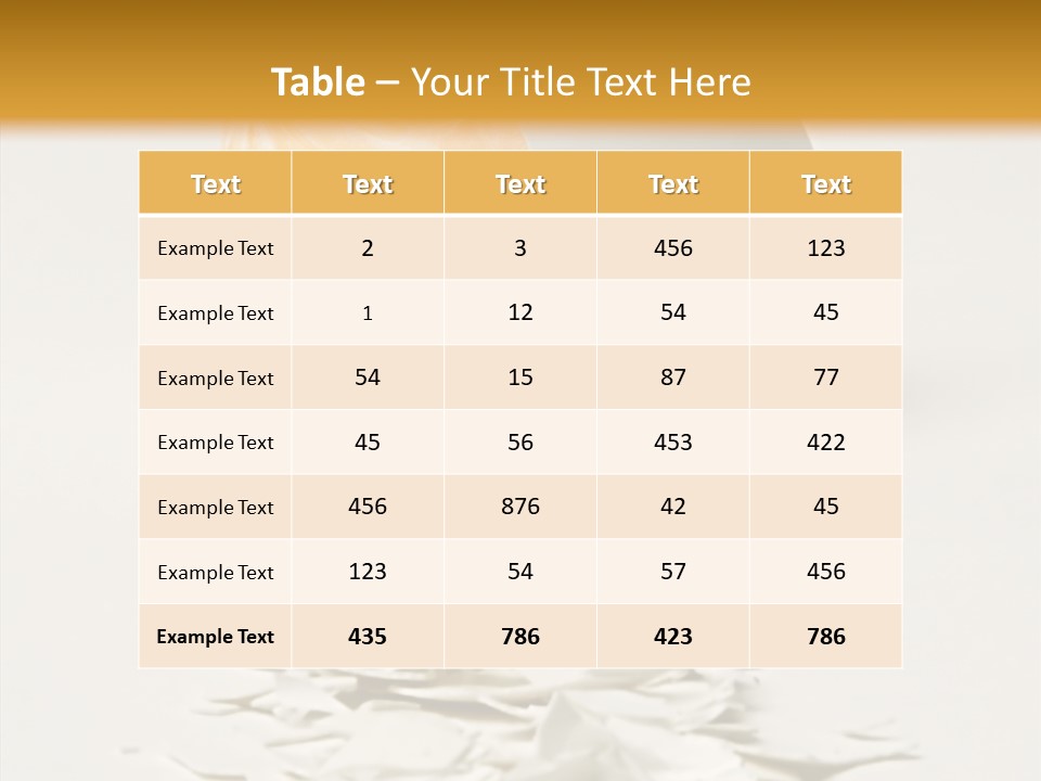 Abstraction Eggcup Art PowerPoint Template