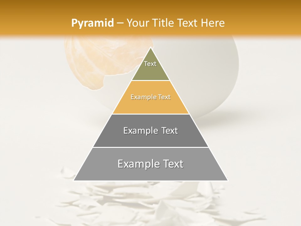 Abstraction Eggcup Art PowerPoint Template