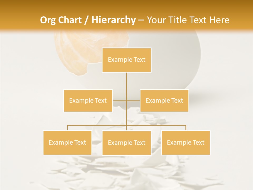 Abstraction Eggcup Art PowerPoint Template