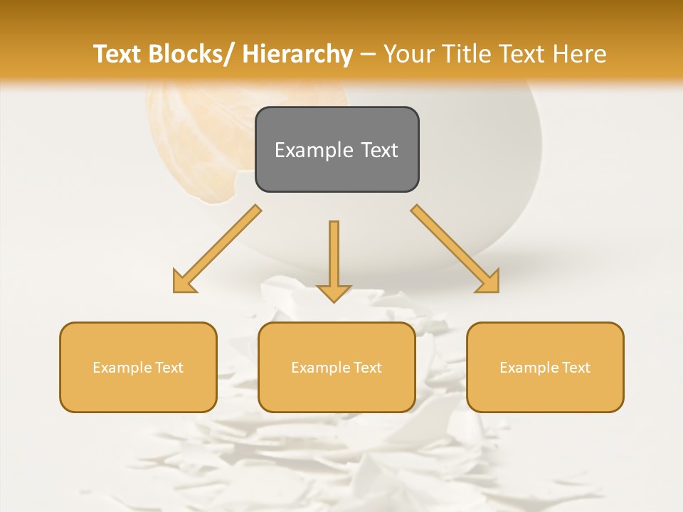Abstraction Eggcup Art PowerPoint Template