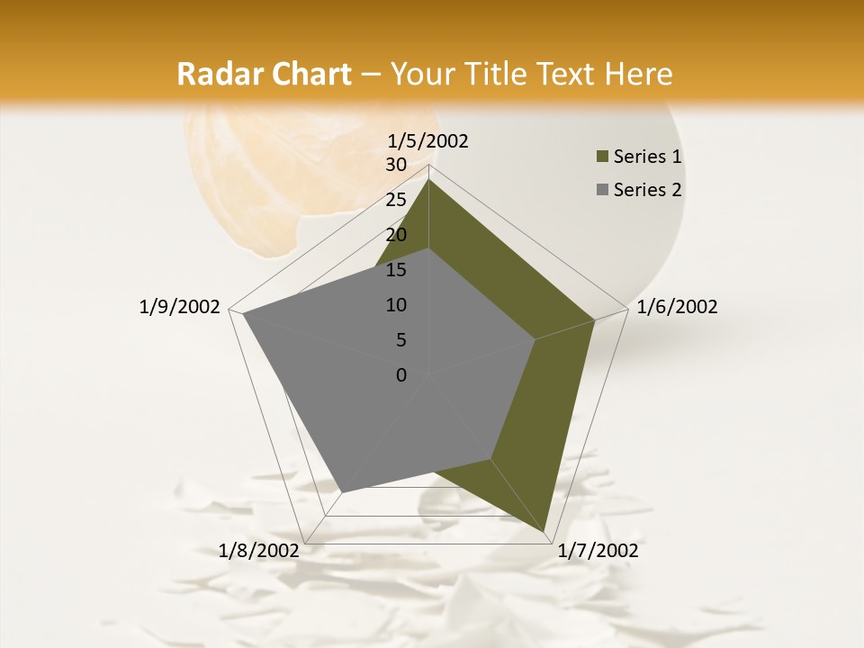 Abstraction Eggcup Art PowerPoint Template