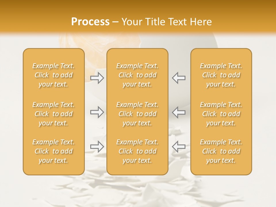 Abstraction Eggcup Art PowerPoint Template