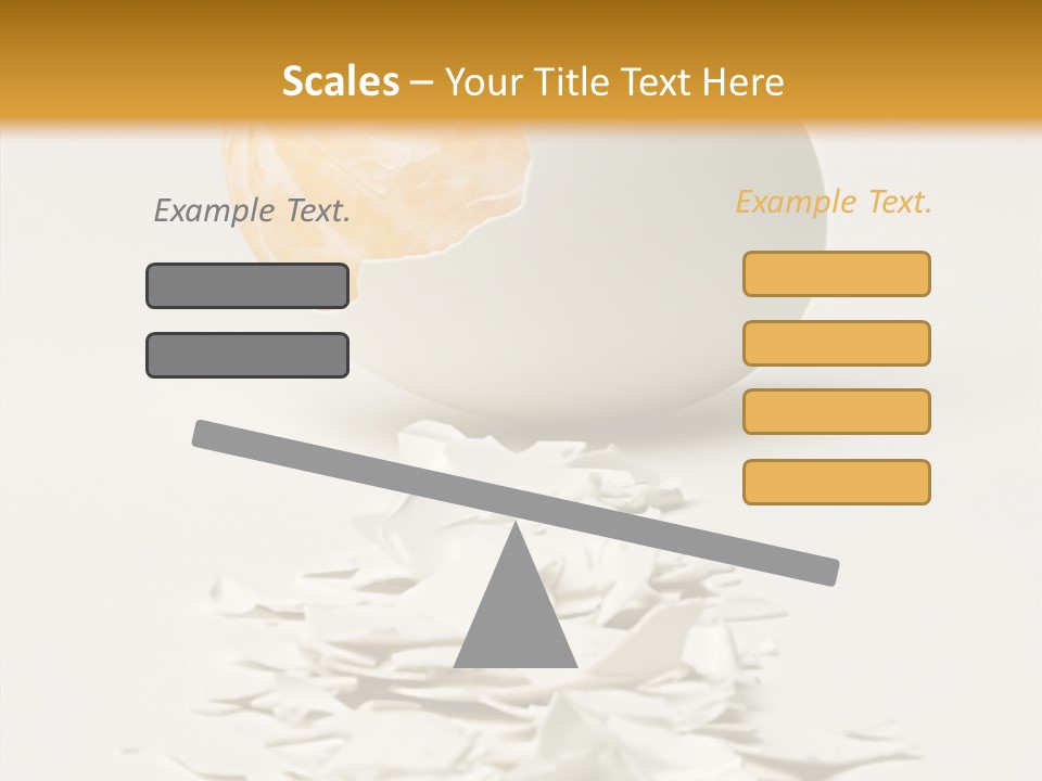 Abstraction Eggcup Art PowerPoint Template