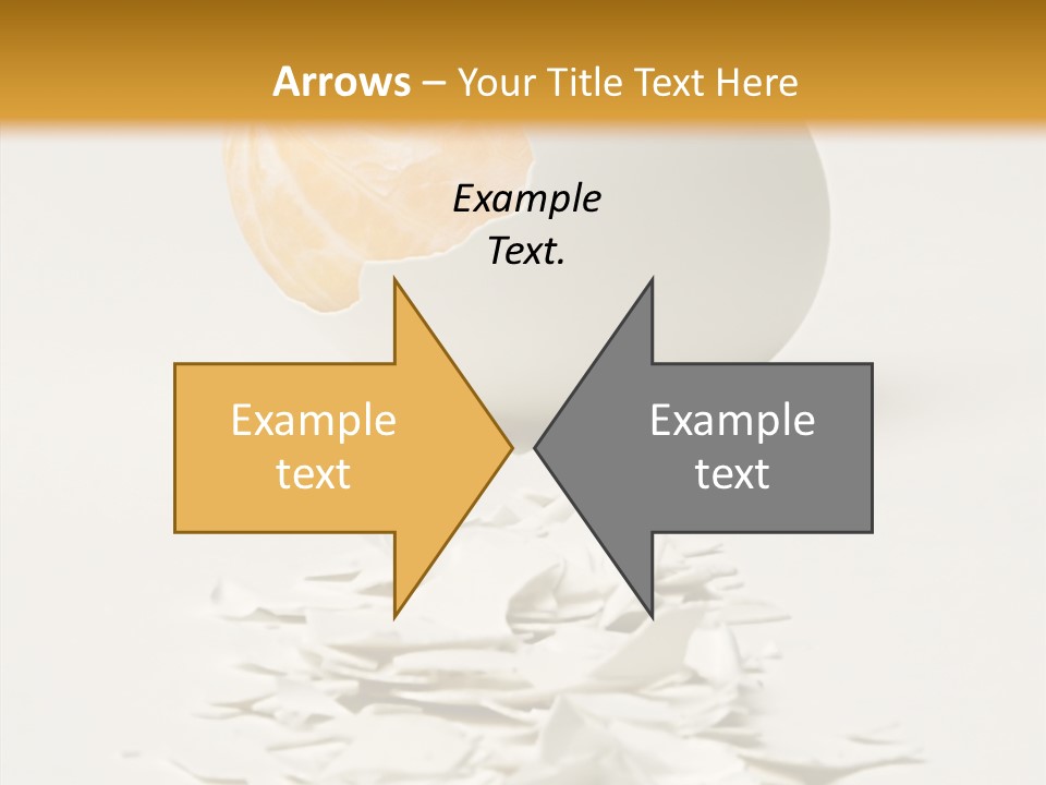 Abstraction Eggcup Art PowerPoint Template