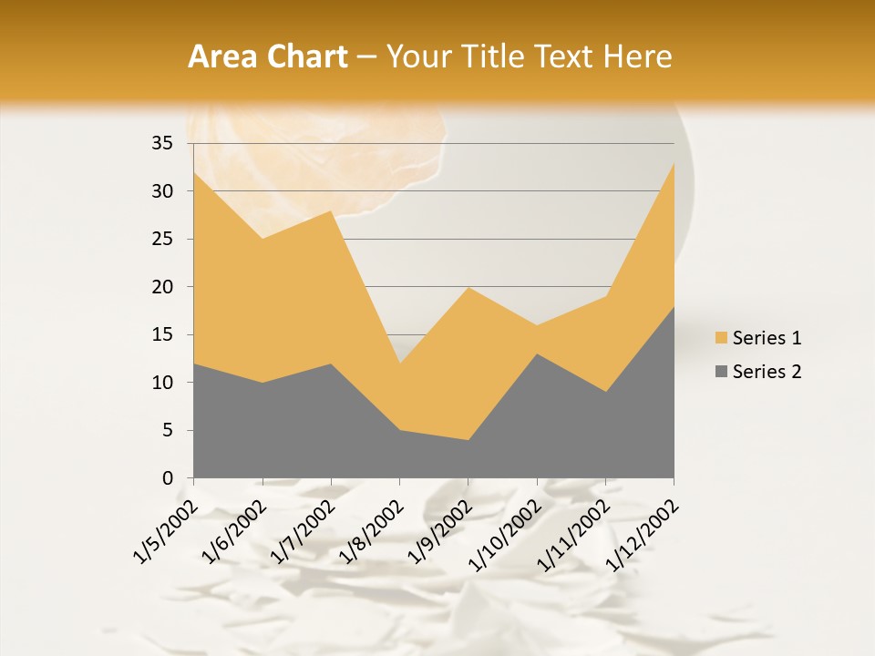 Abstraction Eggcup Art PowerPoint Template