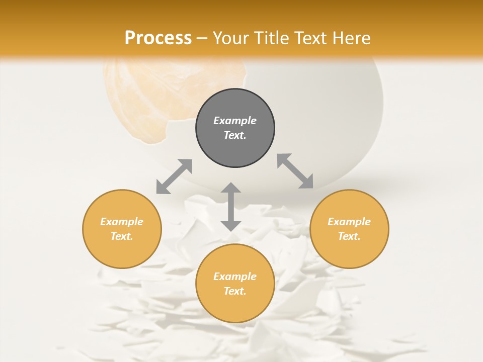 Abstraction Eggcup Art PowerPoint Template