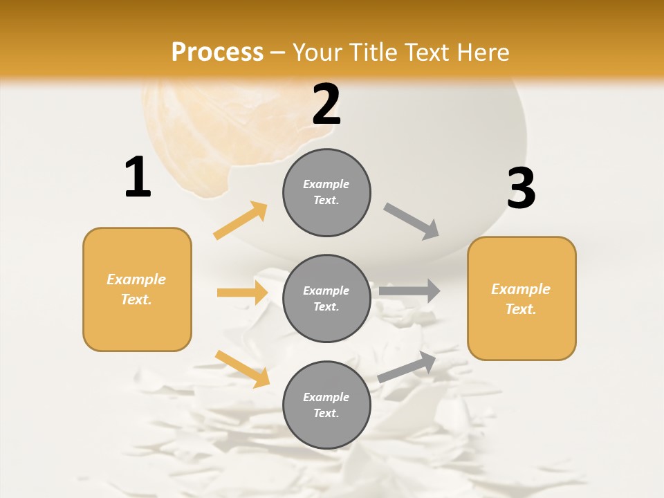Abstraction Eggcup Art PowerPoint Template