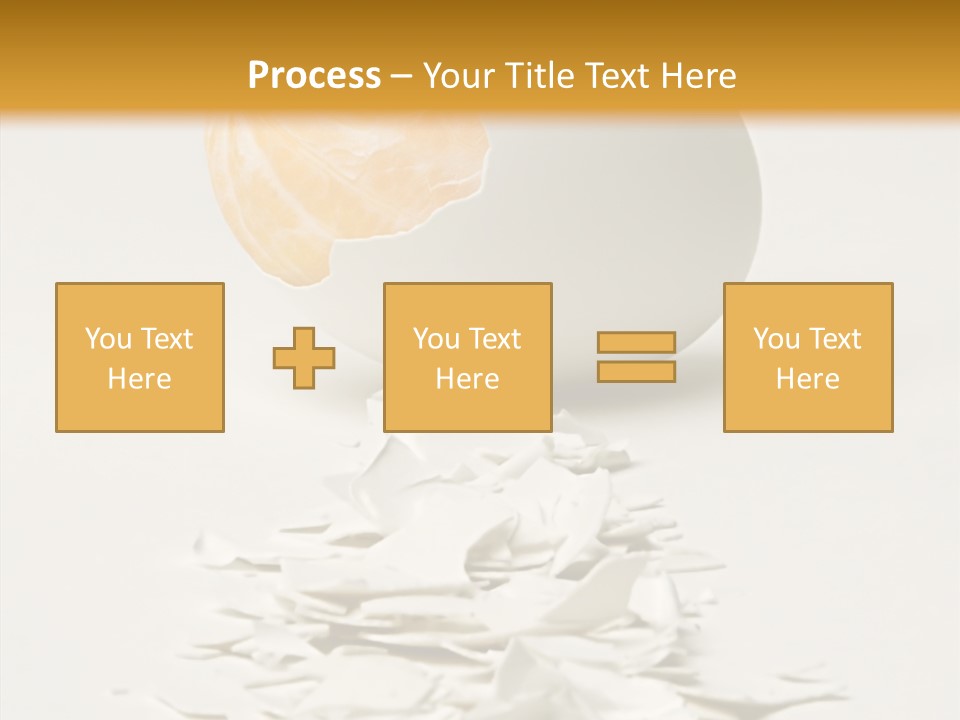 Abstraction Eggcup Art PowerPoint Template