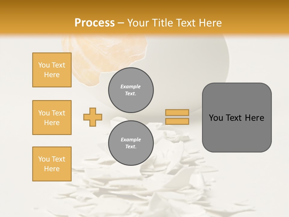 Abstraction Eggcup Art PowerPoint Template