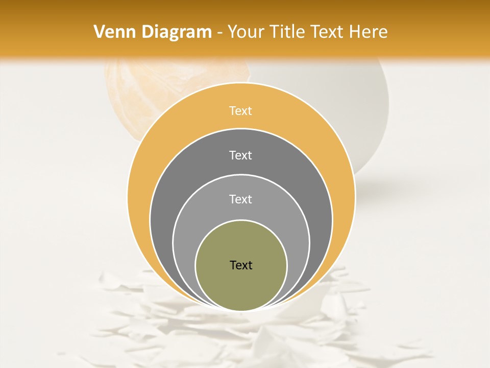 Abstraction Eggcup Art PowerPoint Template
