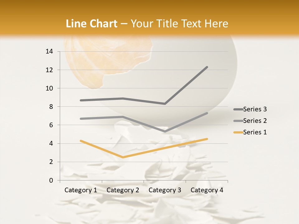 Abstraction Eggcup Art PowerPoint Template