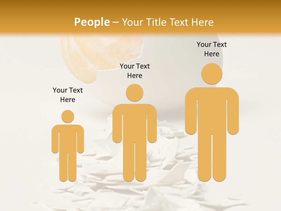 Abstraction Eggcup Art PowerPoint Template