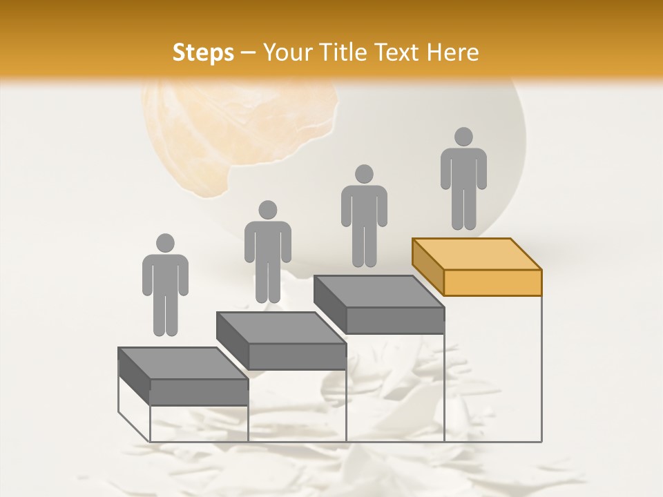 Abstraction Eggcup Art PowerPoint Template