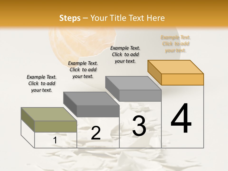 Abstraction Eggcup Art PowerPoint Template