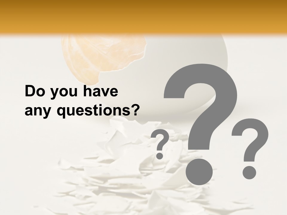 Abstraction Eggcup Art PowerPoint Template