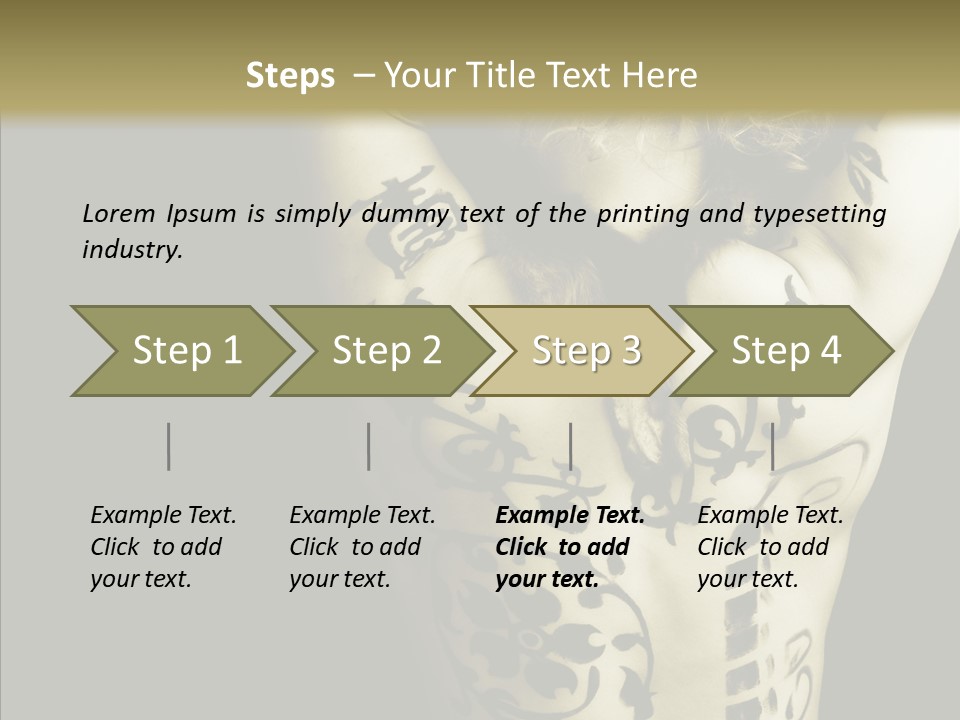 Grunge Emotion Exotic PowerPoint Template