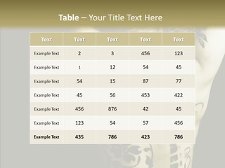 Grunge Emotion Exotic PowerPoint Template