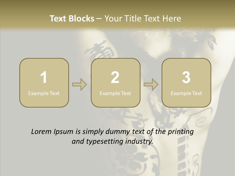 Grunge Emotion Exotic PowerPoint Template