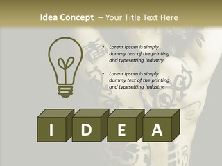 Grunge Emotion Exotic PowerPoint Template