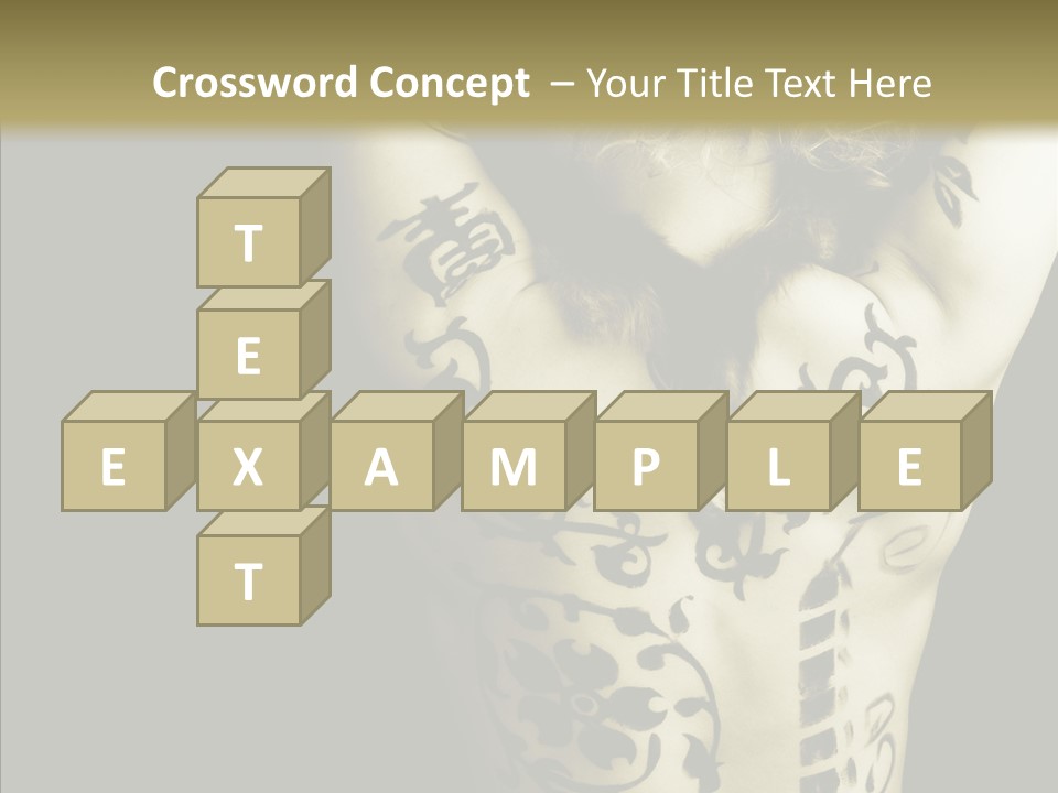 Grunge Emotion Exotic PowerPoint Template
