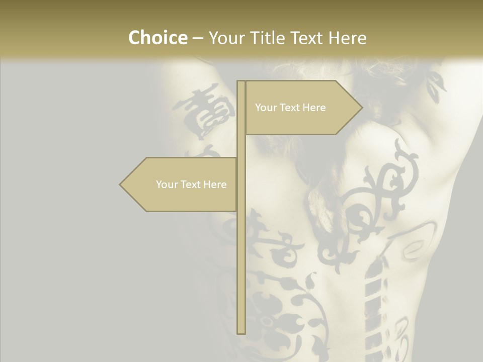Grunge Emotion Exotic PowerPoint Template