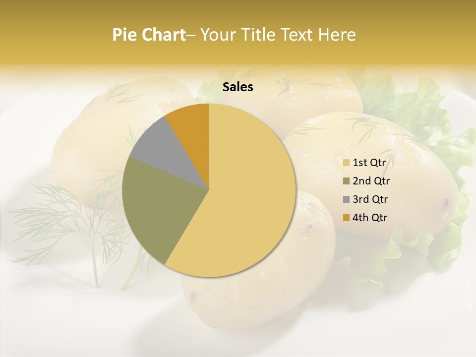 Plate Potato Boiled PowerPoint Template