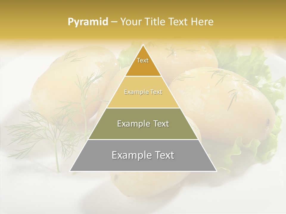 Plate Potato Boiled PowerPoint Template
