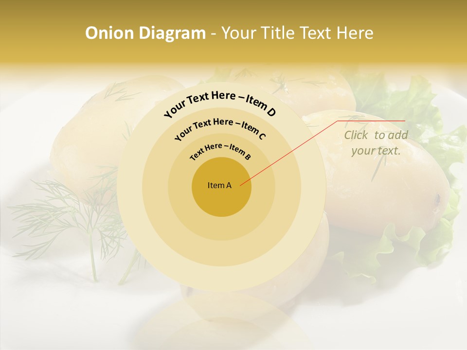 Plate Potato Boiled PowerPoint Template