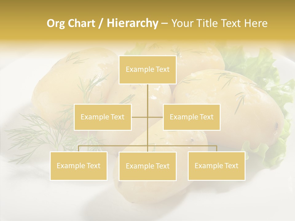 Plate Potato Boiled PowerPoint Template