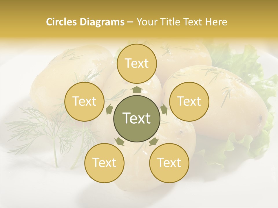 Plate Potato Boiled PowerPoint Template