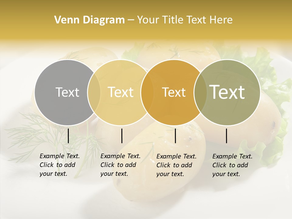 Plate Potato Boiled PowerPoint Template