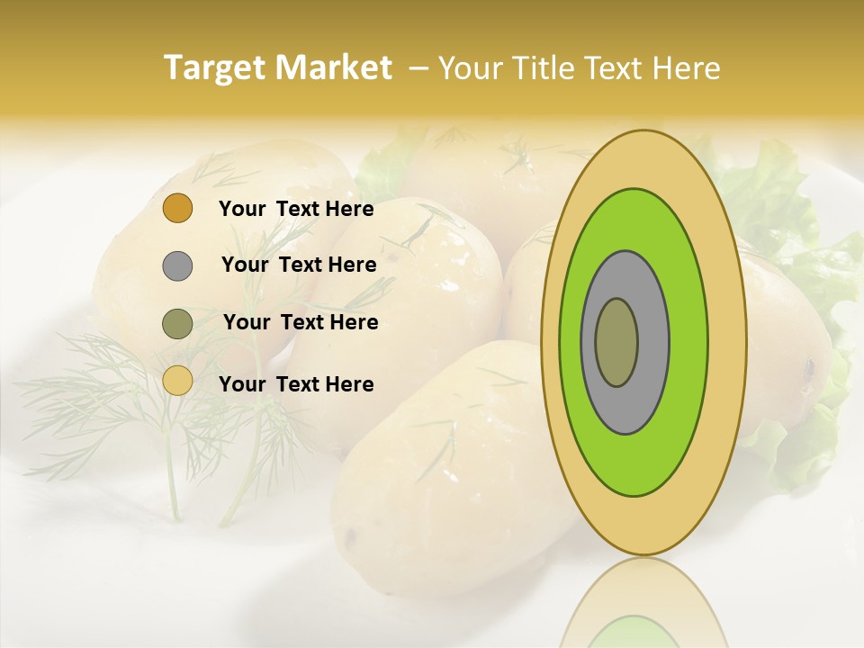Plate Potato Boiled PowerPoint Template