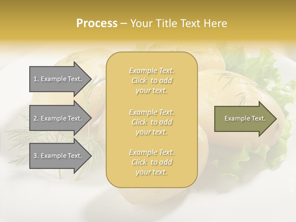 Plate Potato Boiled PowerPoint Template