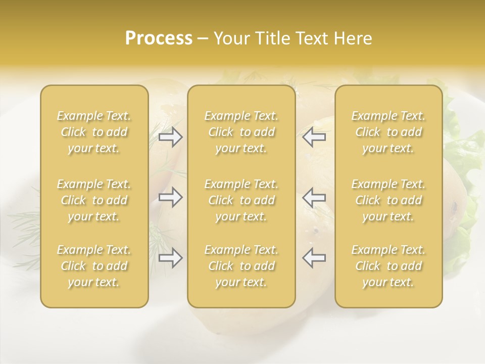 Plate Potato Boiled PowerPoint Template