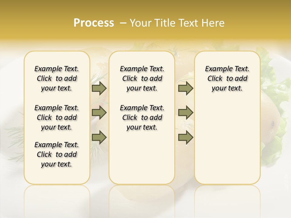 Plate Potato Boiled PowerPoint Template
