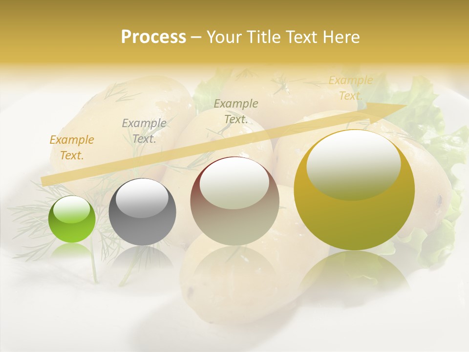 Plate Potato Boiled PowerPoint Template