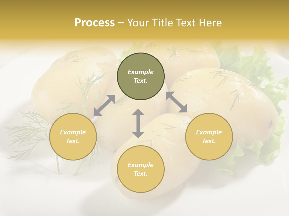 Plate Potato Boiled PowerPoint Template