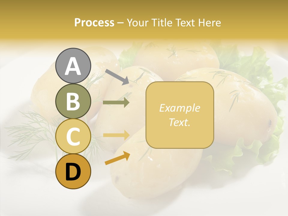 Plate Potato Boiled PowerPoint Template