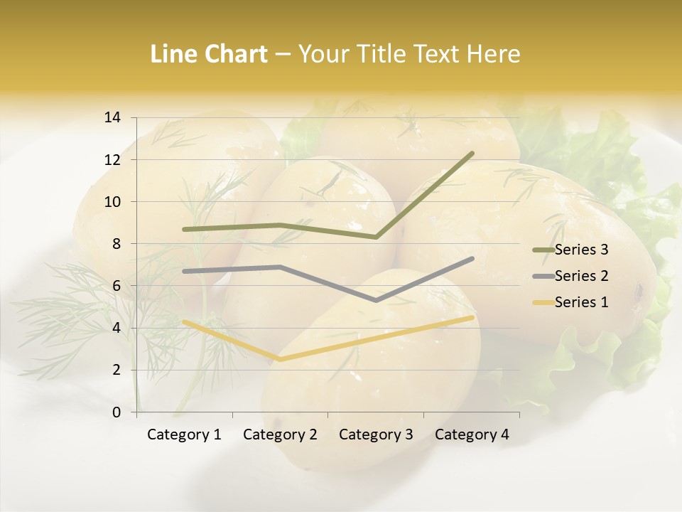 Plate Potato Boiled PowerPoint Template