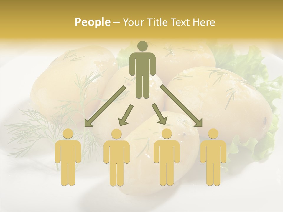 Plate Potato Boiled PowerPoint Template