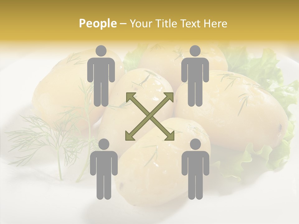 Plate Potato Boiled PowerPoint Template