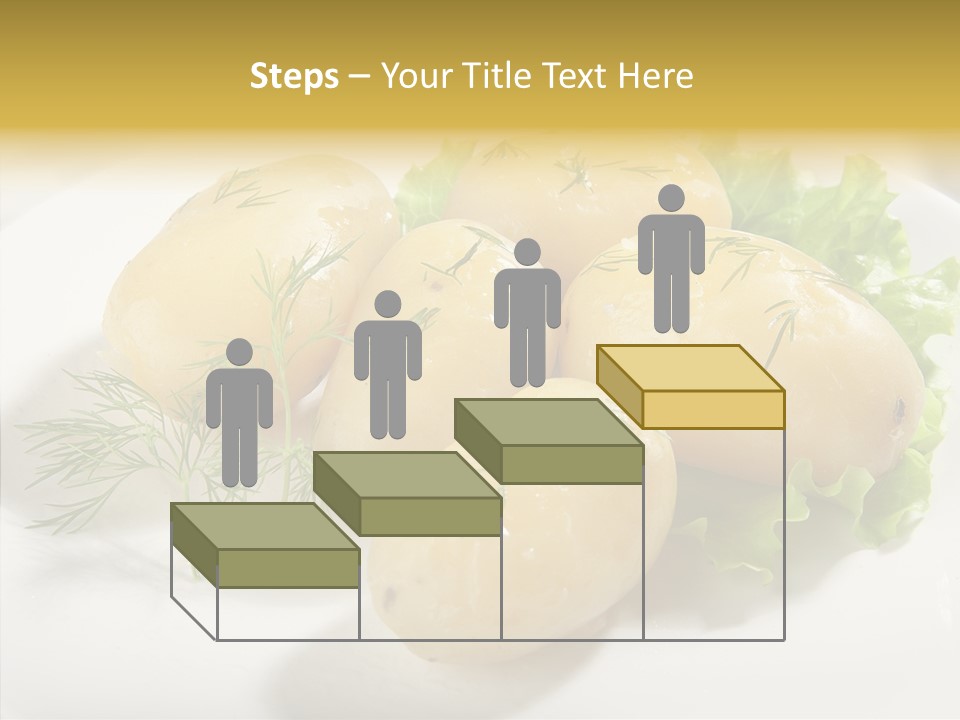 Plate Potato Boiled PowerPoint Template