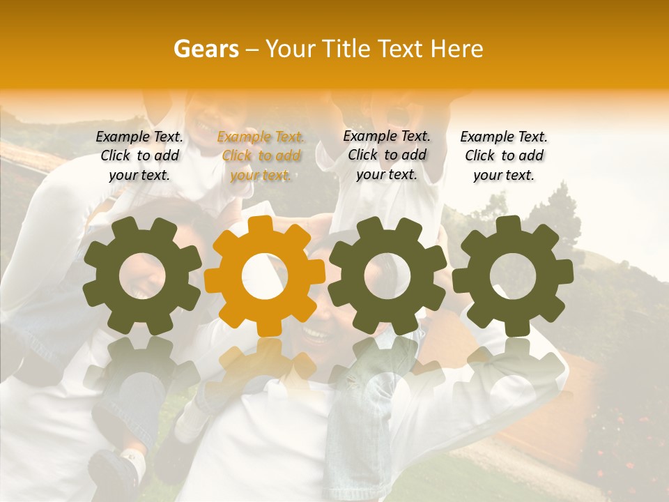 Young Fun Happy PowerPoint Template