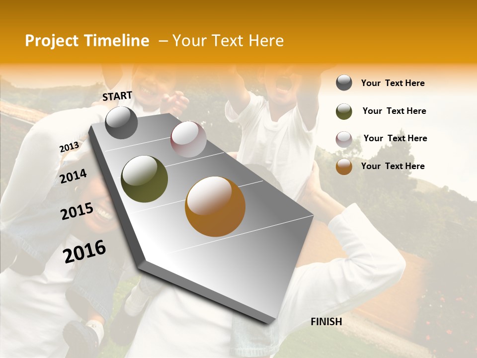 Young Fun Happy PowerPoint Template