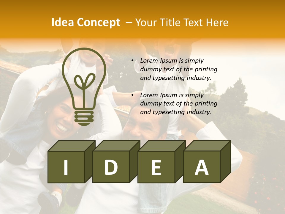 Young Fun Happy PowerPoint Template