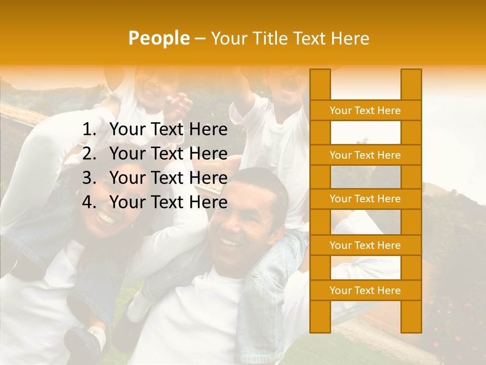 Young Fun Happy PowerPoint Template