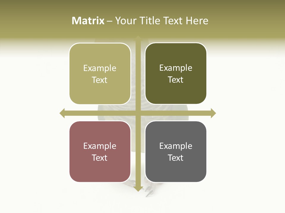 Animal Bird Green PowerPoint Template