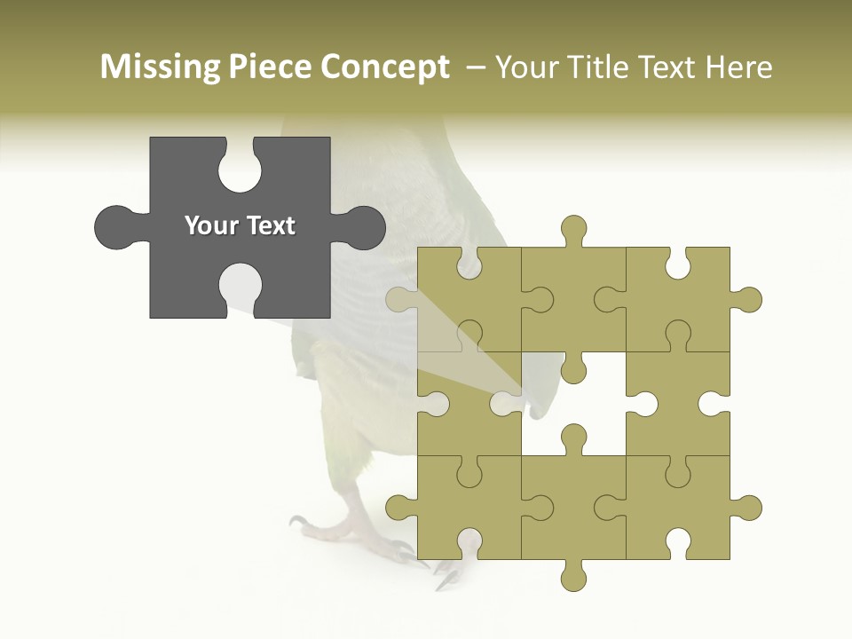 Animal Bird Green PowerPoint Template