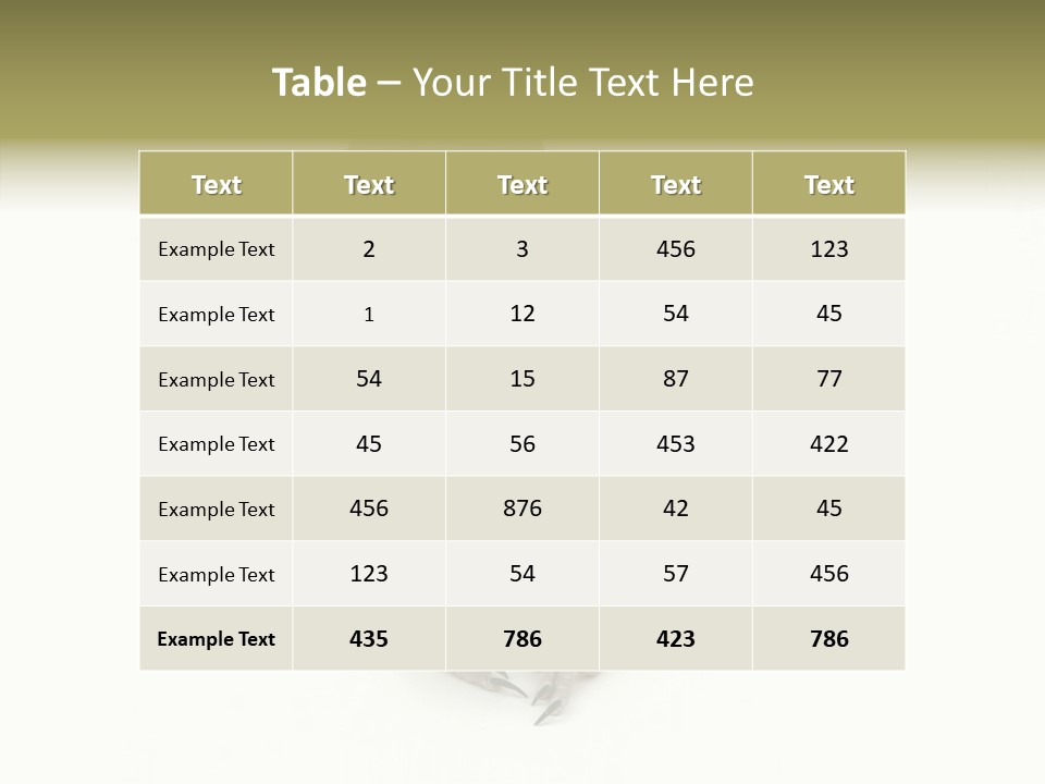 Animal Bird Green PowerPoint Template
